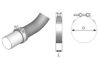 DAF 1636642 Clamp, exhaust system